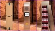 Monolith Funny Memes Join The Buzz of Disappearing Landmarks: Brands Like Amazon, Budweiser, McDonalds&nbsp;Join Netizens to Make Jokes by Installing Their Own Versions of The Rock