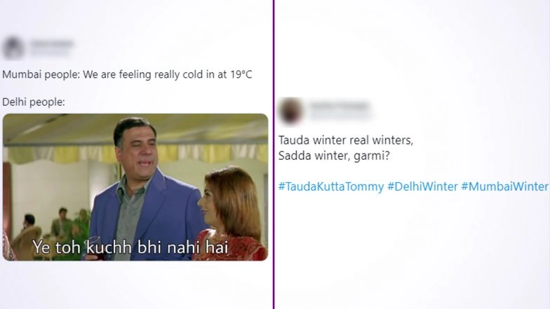 Mumbai vs Delhi Winter Funny Memes Trend Online: 'Tuada Winter Winter, Sadda Winter Garmi', Say Mumbaikars as North Indians Dismiss Mumbai's Idea of Cold!