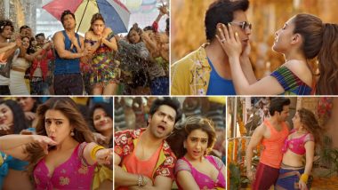 Coolie No. 1 Song Mummy Kassam OUT: Varun Dhawan Steals Hearts As He Flirts With Sara Ali Khan in This Energetic Track (Watch Video)