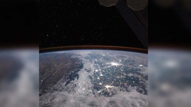 NASA Shares Picture of Snow-Covered Himalayan Ranges Captured With Bright City Lights of Delhi and Lahore From ISS, View Stunning Pic