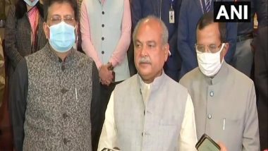 Farmers' Protest: Agriculture Minister Narendra Singh Tomar Requests Farmer Leaders to Ask Protesting Senior Citizens, Children to Go Home