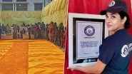 Neha Singh of Banaras Hindu University Makes It to Guinness World Records by Creating World&rsquo;s Largest Painting Using Natural Colours
