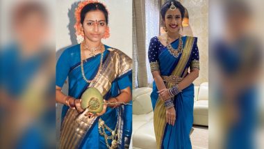 Niharika Konidela Wears Her Mother’s 32-Year-Old Engagement Saree For Her Pellikuthuru Function! View Pics From The Pre-Wedding Festivity