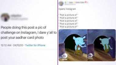Post a Picture Of... Instagram Trend Has Resulted in Funny Memes on Twitter: Netizens Bored of The Latest Challenge Respond With Hilarious Reactions and Jokes