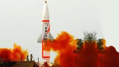 India Successfully Testfires 2 Prithvi-II Ballistic Missiles Off Odisha Coast in Balasore, Say Reports