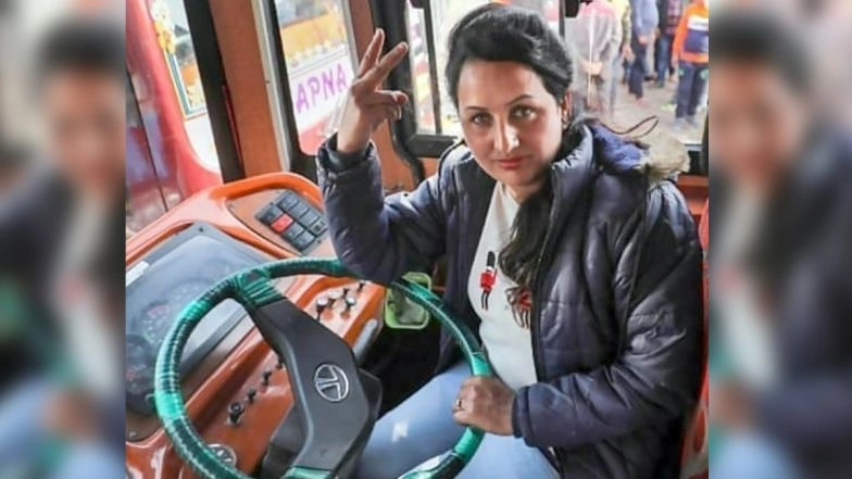 Pooja Devi, Mother of Two, Becomes Jammu & Kashmir's First Woman Bus Driver