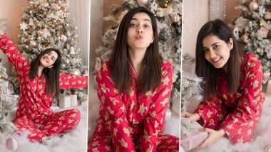 Raashi Khanna’s Gingerbread Red Pyjama Set Is Chic AF and Affordable Too!