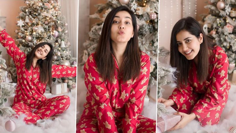Raashi Khanna’s Gingerbread Red Pyjama Set Is Chic AF and Affordable Too!