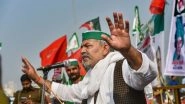 Farmers Will Enter Republic Day 2021 Parade With Tricolour on Tractors, Lets See Who Uses Water Cannon, Says BKU Leader Rakesh Tikait