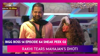 Bigg Boss 14 Episode 64 Sneak Peek 02 | Dec 30 2020: Rakhi Tears Rahul Mahajan's Dhoti