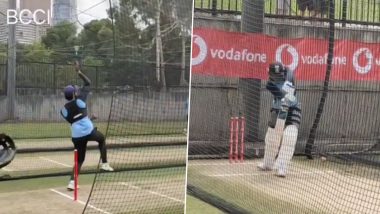 Ravindra Jadeja, Shubman Gill Sweat It Out in Nets, Expected to be Named in Playing XI for India vs Australia Boxing Day Test 2020 (Watch Video)