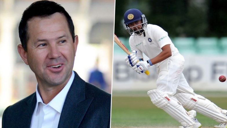 Ricky Ponting Perfectly Predicts Prithvi Shaw’s Mode of Dismissal Moments Before the Opener’s Two-Ball Duck in India vs Australia Day-Night Test (Watch Video)