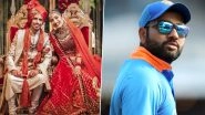 Rohit Sharma Comes up With a 'Googly' as he Wishes Newly-Wed Yuzvendra Chahal and Dhanashree Verma (View Post)