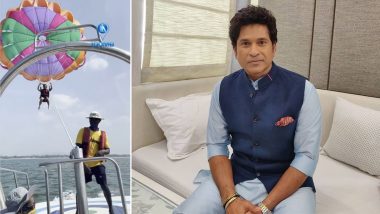 Sachin Tendulkar Goes Parasailing While on Vacation With Family, Shares Video on Instagram to Delight of Fans