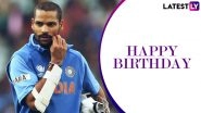 Shikhar Dhawan Birthday Special: Quick Facts About the Team India and Delhi Capitals Opening Batsman
