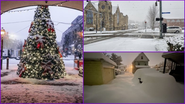 Winter Storm Gail in Northeast US: Heavy Snow Storm Covers Parts of New York, Boston, Philadelphia in Thick Blanket of Snow (See Photos and Videos)