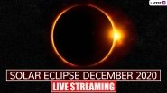 Total Solar Eclipse December 2020 Live Streaming Online: Know All Details to Watch Year's Last Surya Grahan Today