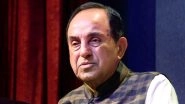 Subramanian Swamy Urges PM Narendra Modi to Replace Rabindranath Tagore's National Anthem 'Jana Gana Mana' With Netaji's INA Version
