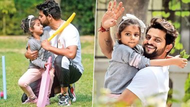 Suresh Raina Shares Adorable Picture With Daughter Gracia While Saying ‘Bye Bye’ to Year 2020, Urges 2021 to Be Better for Children