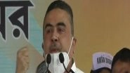 West Bengal Assembly Elections 2021: BJP Leader Suvendu Adhikari Accepts Mamata Banerjee's Dare, Says 'Will Defeat Her in Nandigram or Quit Politics'