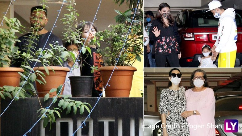 Taimur Ali Khan Turns 4: Karisma Kapoor, Soha Ali Khan, Inaaya Naumi Kemmu and Others Arrive at Cutie Pataudi’s Birthday Bash (View Pics)