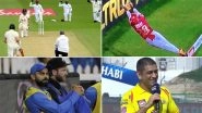 Year Ender 2020: Virat Kohli-Kane Williamson&rsquo;s Camaraderie Near Boundary Rope, Nicholas Pooran&rsquo;s Gravity-Defying Save, MS Dhoni&rsquo;s &lsquo;Definitely Not&rsquo; Statement & Other Top Cricket Moments From This Season