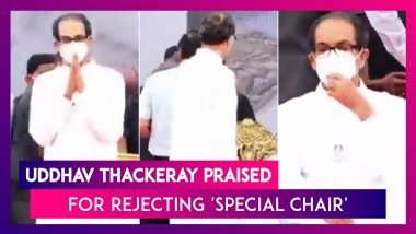 Uddhav Thackeray Praised For Rejecting 'Special Chair' At A Public Function, Maharashtra CM Prefers An Ordinary One