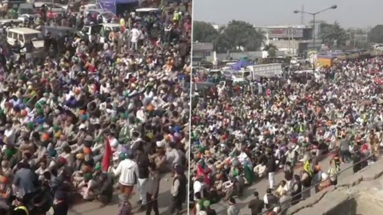 Farmers' Protest Updates: Meeting Underway at Amit Shah's Residence, Delhi-Noida Route Shut as Farmers Continue Protest