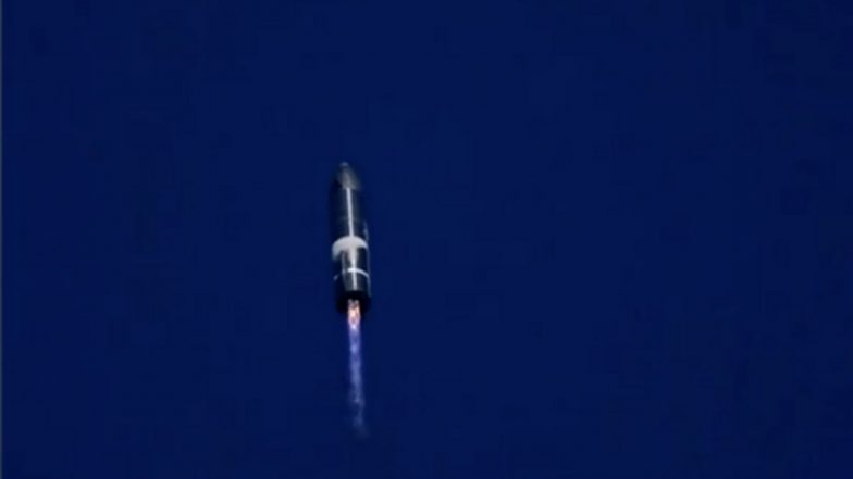 SpaceX's Futuristic Starship Prototype Blasts off on Landing After Test Flight, Elon Musk Tweets 'Mars Here We Come' Despite Catastrophic End