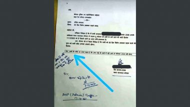 Bhopal Traffic Cop Applies For Leave Mentioning Wife's Threat to Attend Brother-in-Law's Wedding, Taken Off-Duty & Sent to Police Lines as Punishment