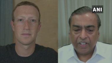 Mukesh Ambani & Mark Zuckerberg Meet at 'Fuel for India 2020' Virtual Event, Discuss WhatsApp-Jio Partnership, Impact of COVID-19 Pandemic on India & Others