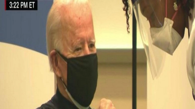 Joe Biden Receives COVID-19 Vaccine Shot Live on TV, to Boost Americans' Confidence in the Jabs