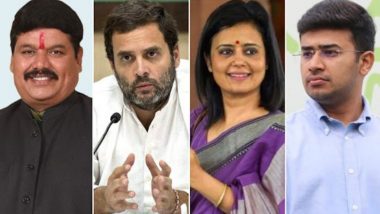 Most Helpful MPs During COVID-19 Lockdown: Anil Firojiya, Adala Prabhakara Reddy, Rahul Gandhi, Mahua Moitra, Tejasvi Surya Make it to Top 10, Check Other Names