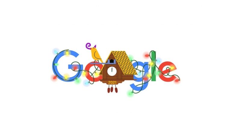January 1 New Year's Day Google Doodle: Search Giant Creates Beautiful Doodle For New Year 2021