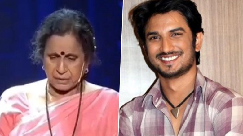 Zee Rishtey Awards 2020: Sushant Singh Rajput&rsquo;s Onscreen &lsquo;Aai&rsquo; in Pavitra Rishta, Usha Nadkarni, Breaks Down While Remembering the Late Actor (Watch Video)