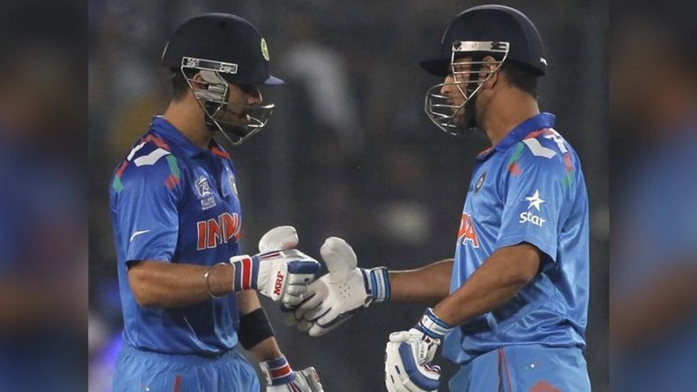 ICC Revisit MS Dhoni’s Sweet Gesture for Virat Kohli in 2014 T20 World Cup Semi-Final 