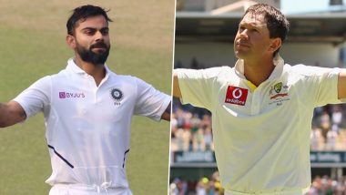 India vs Australia 1st Test 2020: Virat Kohli Can Surpass Ricky Ponting’s Tally of Most International Centuries as Captain