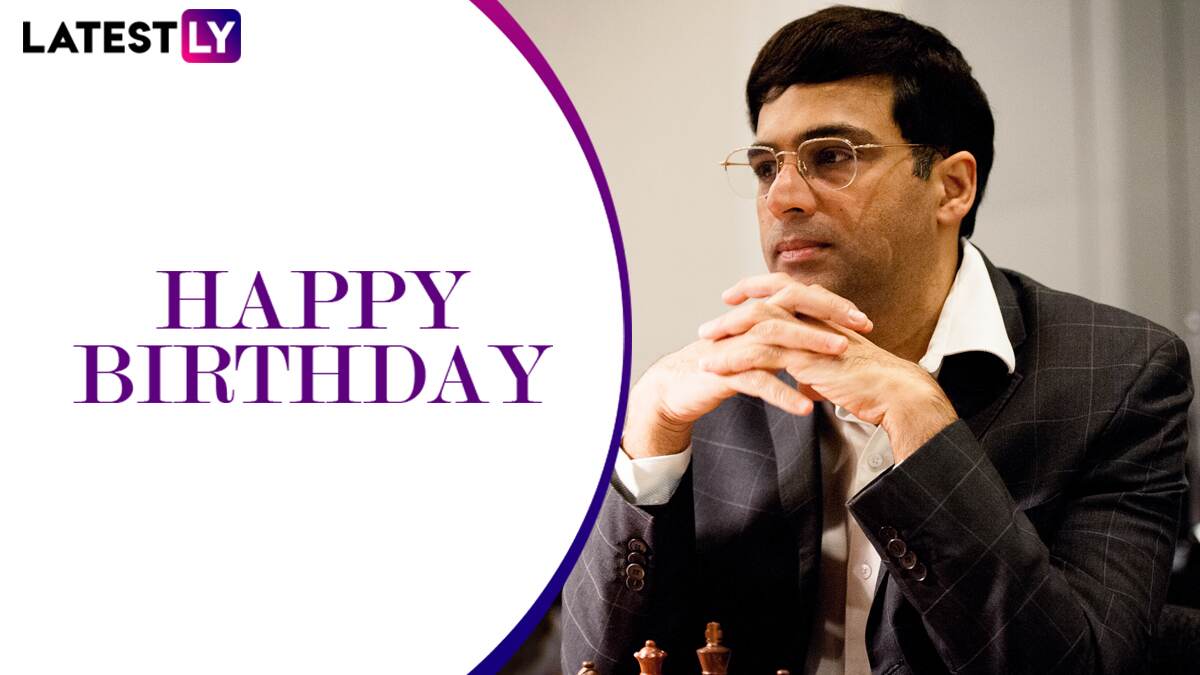 Indian Chess Grandmaster Viswanathan Anand Celebrate 52th Birthday