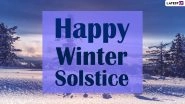 Winter Solstice 2020 Greetings And Wallpapers: WhatsApp Stickers, Facebook Greetings, HD Images, Instagram Stories, Messages And SMS to Send on the Observance