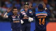 IND vs AUS 1st T20I 2020 Match Result: Concussion Substitute Yuzvendra Chahal&rsquo;s 3-Wicket Haul Helps India Beat Australia by 11 Runs