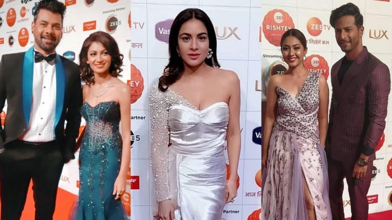 Zee Rishtey Awards 2020: Sriti Jha, Shabir Ahluwalia, Reem Shaikh, Shraddha Arya and Others Look Fashionably Fabulous on the Red Carpet (View Pics)