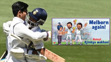 Melborn Again! Amul Comes Up With Topical After India Beat Australia in 2nd Test At MCG