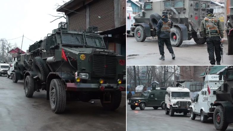 Jammu and Kashmir: Three Terrorists Gunned Down by Security Forces in Encounter at Tiken Area of Pulwama District