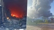 Himachal Pradesh Fire: Blaze Erupts at Factory in Baddi Industrial Area, 1 Injured