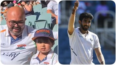 Meet Jiyaan, Adorable Fan of Jasprit Bumrah, Cheering his Heart Out for the Pacer During India vs Australia 1st Test 2020 (Watch Video)
