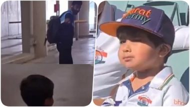 Jasprit Bumrah Finally Meets His Adorable Fan Jiyaan Ahead of IND vs AUS 2nd Test 2020 (Watch Video)