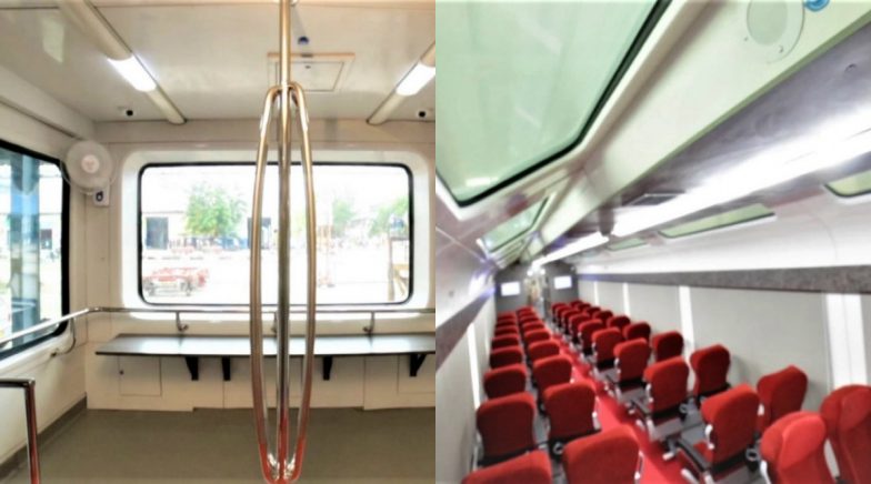 Indian Railways New Vistadome Coach Clears 180 kmph Speed Test; Watch Video