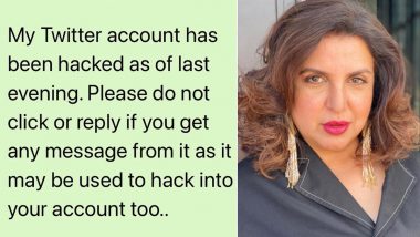 Farah Khan's Twitter Account Hacked, Filmmaker Warns Followers To Be Vigilant (View Post)