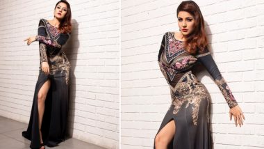 Shehnaaz Gill Slays It Like a Queen in an Embellished Black Gown Worth Rs 66K (View Pics)