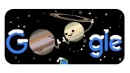 Winter Solstice 2020 and the Great Conjunction Google Doodle: Jupiter, Saturn and Earth, Search Engine Giant&rsquo;s Adorable Animated Doodle Perfectly Marks the First Day of Winter